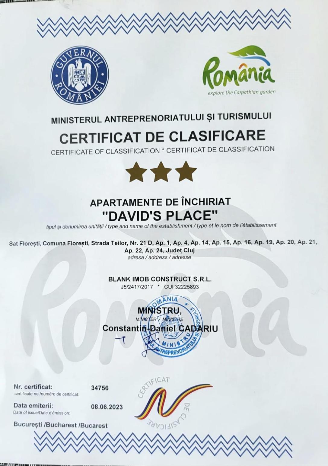 David'S Place Floreşti Zewnętrze zdjęcie